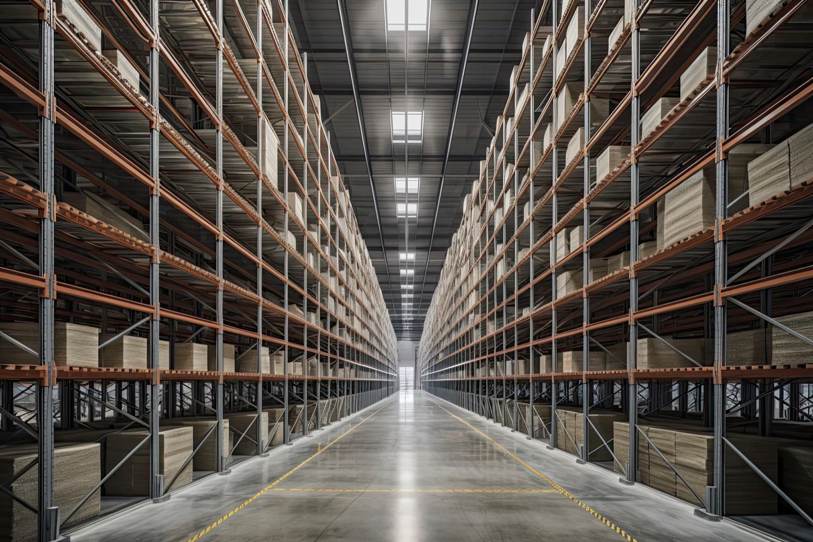 Warehousing — palletised goods